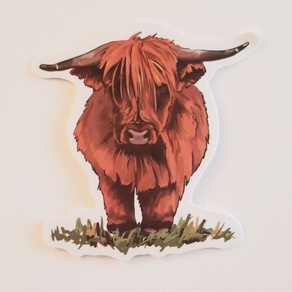 Highland Cow Sticker